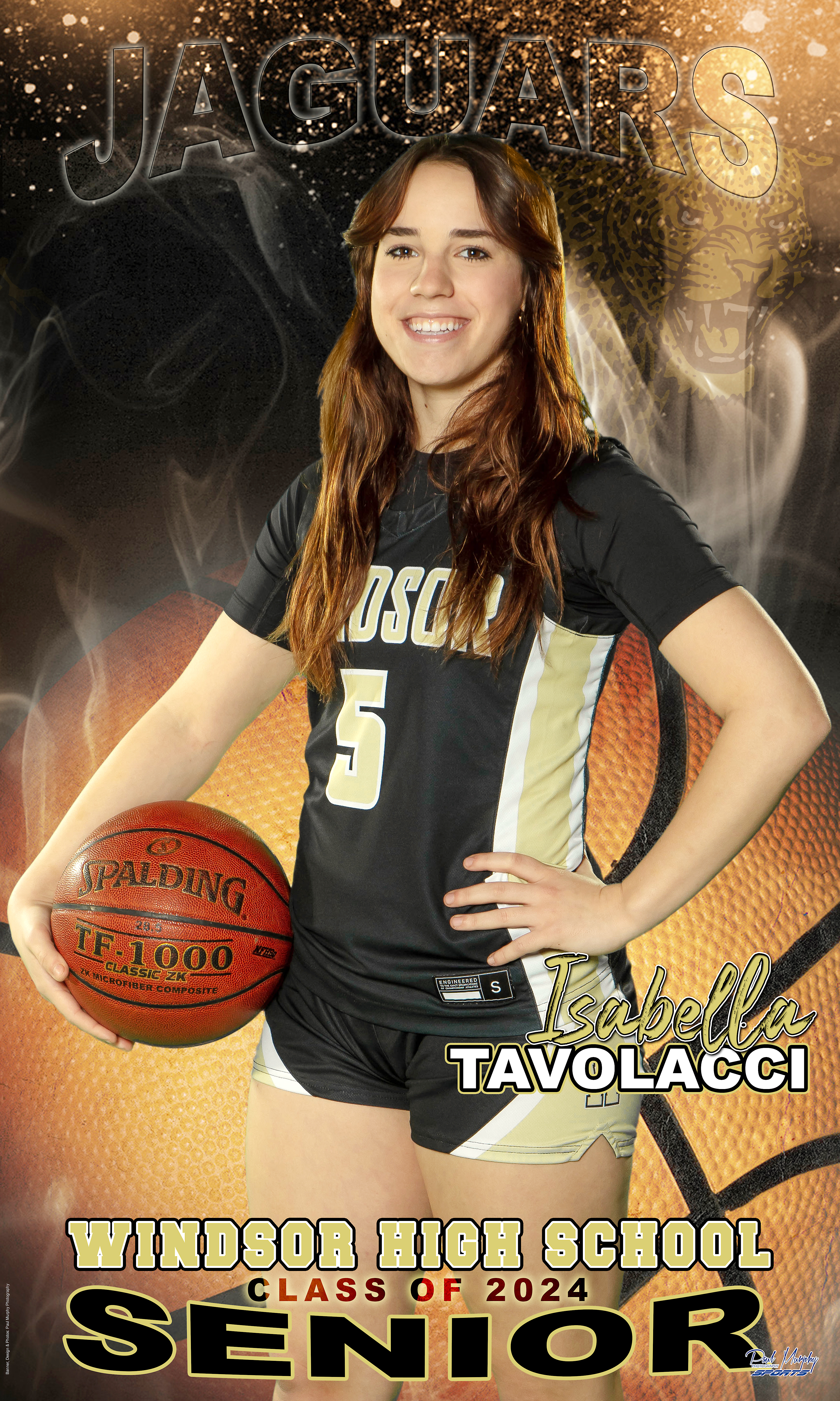 Isabella T whs girls basketball banner BRIGHT