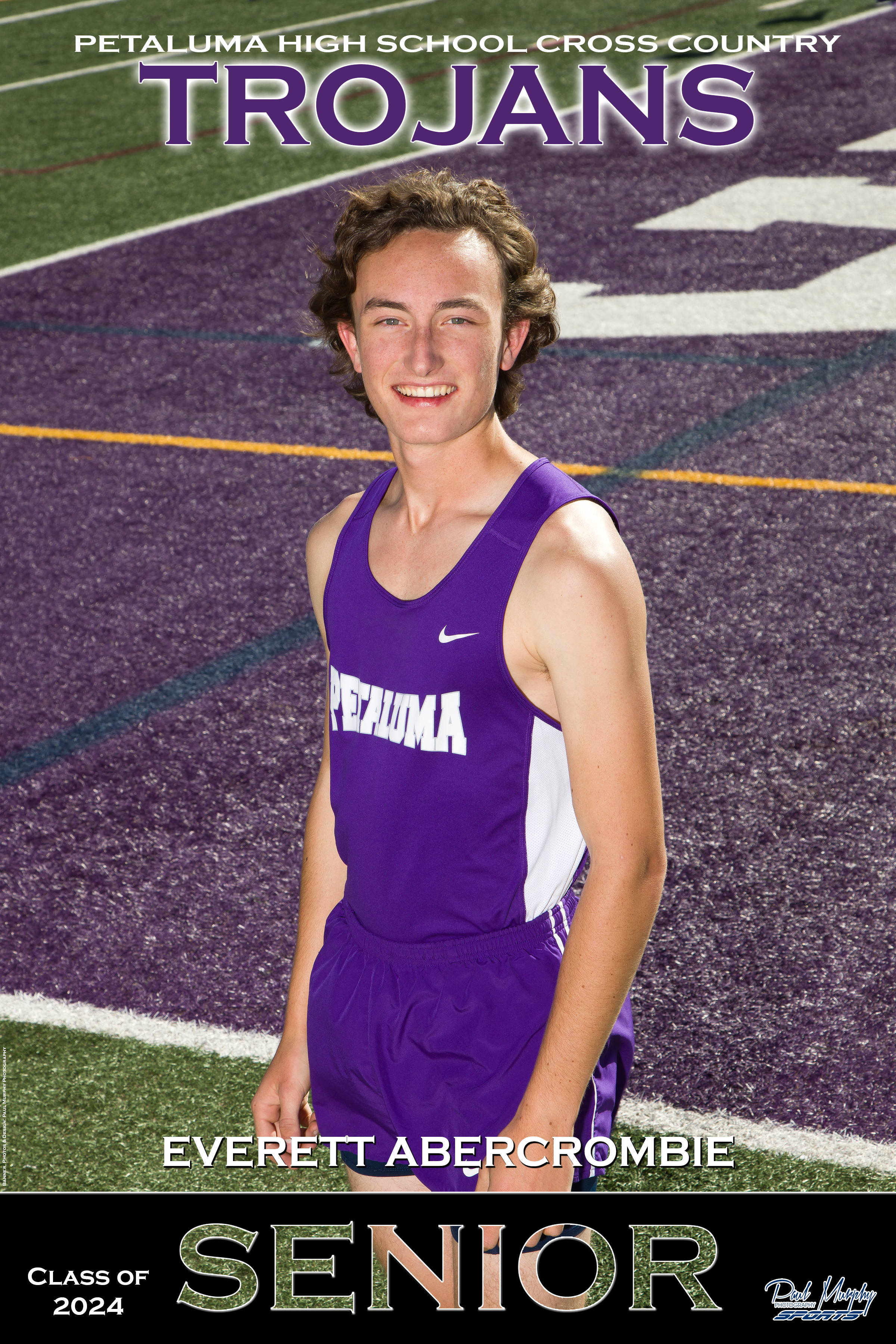 everette phs cross country senior banner 2023